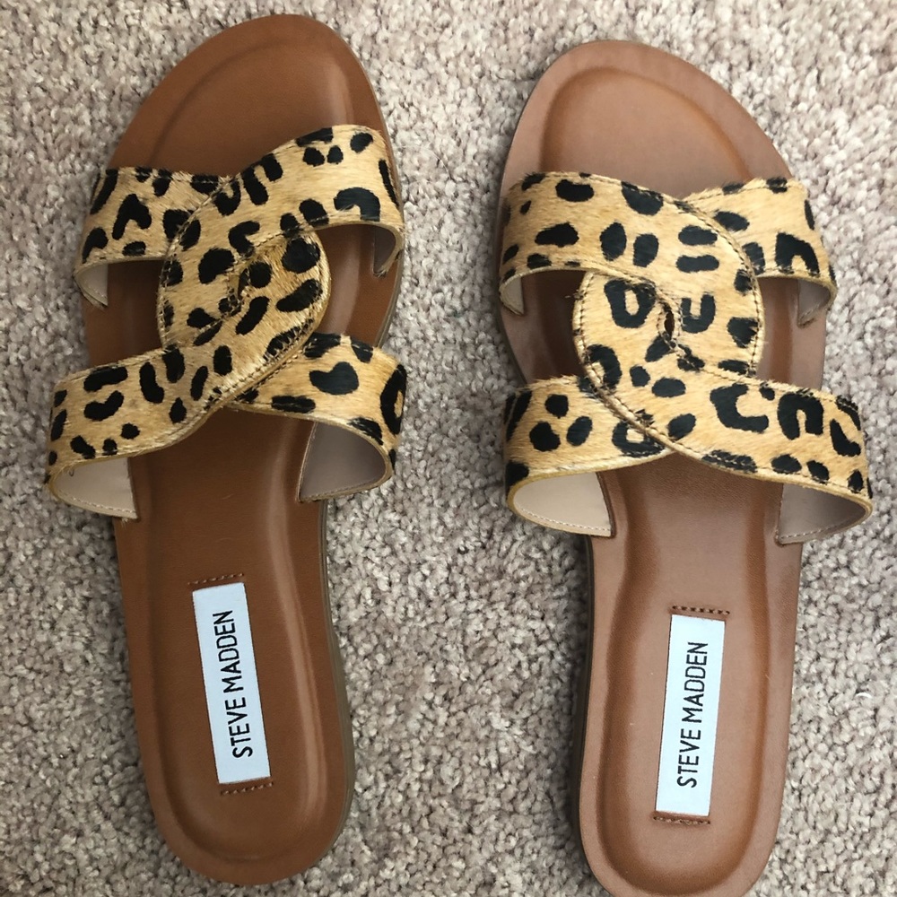 COPY - Steve Madden cheetah sandals